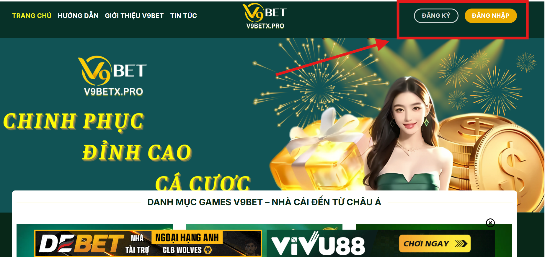 Trang chủ 46 Chơi Cá Cược tại V9BET
